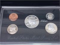 1996 Silver Proof Set in display box