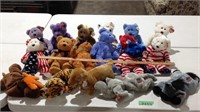 Larger Ty  beanie babies