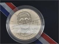 2009 Louis Braille bicentennial silver dollar