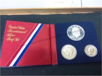 United States bicentennial silver proof set