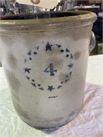 4-gallon crock with handles