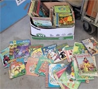 Very heavy full box of old children's books