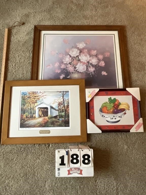 Pictures, signed painting