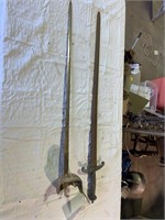 (2) decorative swords
