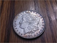 Morgan silver dollar 1896