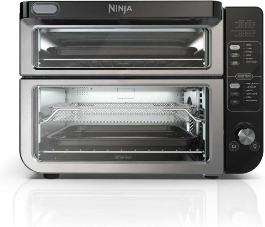 Ninja DCT401 12-in-1 Double Oven with FlexDoor,