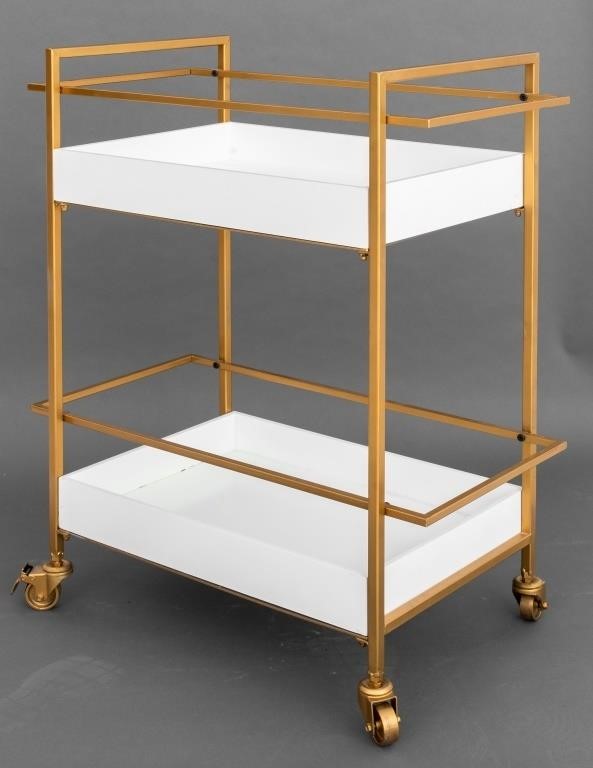 Sterling Industries Two-Tiered Bar Cart