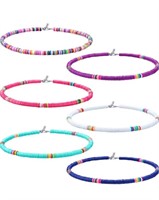 Hicarer 6 Pieces Seed Bead Choker Necklace