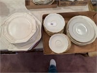 Flat of Bavarian Plates and JC Penney China