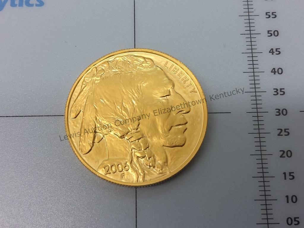 $50 gold piece Buffalo Indian Head one ounce