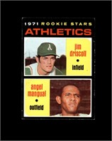 1971 Topps #317 Oakland Athletics RS EX to EX-MT+