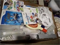 WII LOT W/ CONSOLE, GAMES, CONTROLLERS, ACCESS.