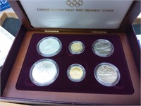 1992 Olympics six coin set includes two gold $5,