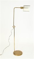 Mid-Century Modern Brass Adjustable Floor Lamp