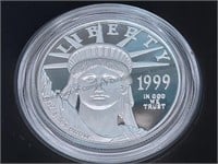 Year 1999 Platinum proof coin 1 oz American Eagle