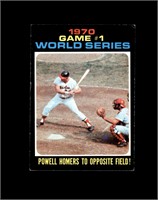 1971 Topps #327 Boog Powell WS1 EX to EX-MT+