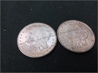 1921 Morgan silver dollars two times your money