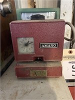 (2) vintage time clocks