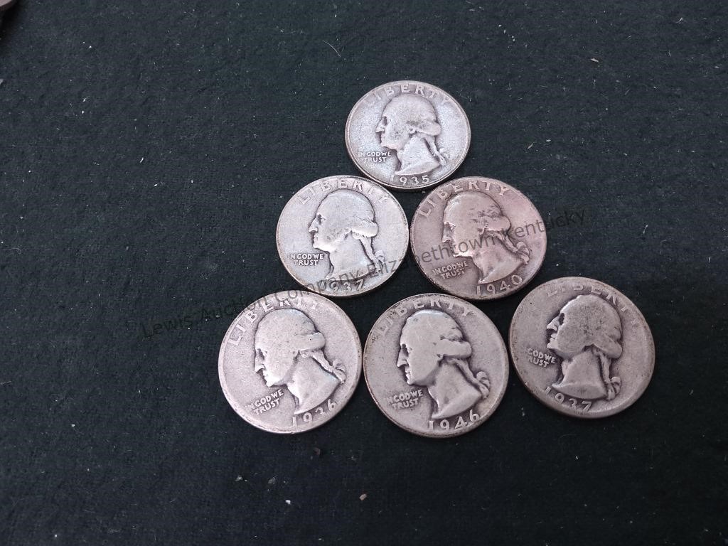 Washington quarters six times your money silver