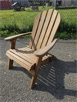 Wood Adirondack chair