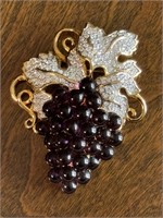 Swarovski Grape Cluster Brooch