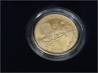 2008 bald eagle commemorative coin $5 gold