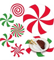 (new) 30Pcs Disposable Christmas Candy Placemats