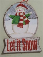 "Let It Snow" Xmas Decoration
