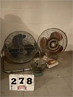 Patton fan, 2 smaller fans