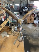 Copper eagle weather vane