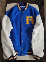 Size 40 R Blue / White Jacket