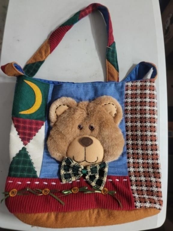 Hand Crafted Teddy Bear Bag
