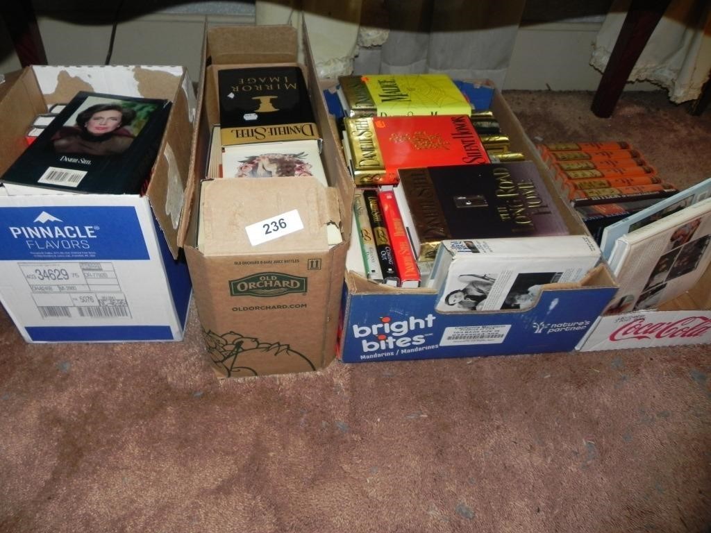 4 Boxes of Misc. Books
