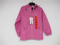 Liquid Girl's MD Windbreaker Jacket, Pink Medium