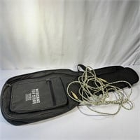 Guitar Carry Bag with Guitar to Amp Cable