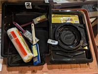Paint Tray Liner, Brushes, Rollers &