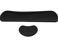 (17 & 6.5inches) New black Wrist Rest Pad