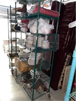 42” Wire Storage Rack w/ 7 Shelves on Casters