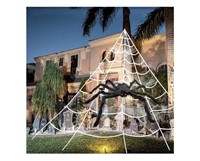 Spider Webs Halloween Decorations,50" Giant