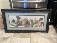 Large Framed Picture - heavy