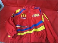 McDonalds Nascar racing coat. #94 size XL