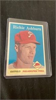 1958 Topps Richie Ashburn Phillies NICE SHAPE