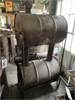 Barrel shop stove