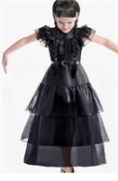 size 120 keaiyouhuo Girls Black Halloween Costume