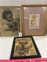 (3) Vintage Framed Pictures