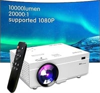 (New) Projector 10000 Lumens Portable Video