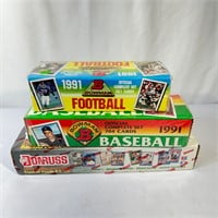 Sports Card Box Sets Sealed 1991