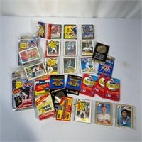 Older Baseball Cards and Packs Sealed Lot