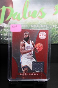 2012 Totally Certified James Harden Red Relic #123