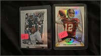 2 Cards Lot: Geno Smith #238 and Kirk Cousins refr